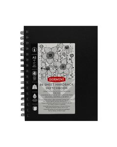 Derwent Sketch Book A5 110g (86), isokierre luonnoskirja