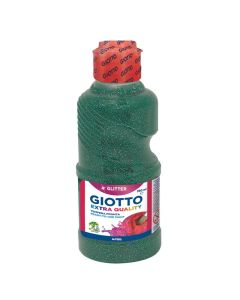 Giotto Glitter Paint 250ml Green Vihreä