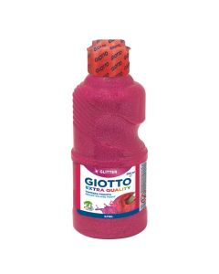 Giotto Glitter Paint 250ml Magenta Vadelma