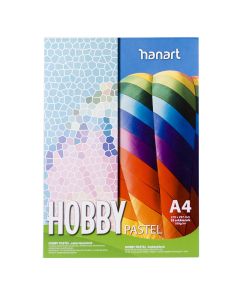 ILOX Hobby Pastel lehtiö A4 225-240g 25 lehteä, Askartelukartonkilehtiö, pastellivärit