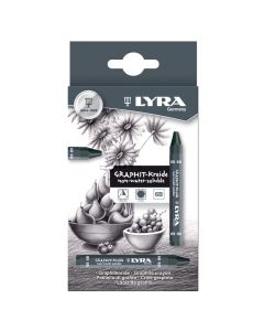 LYRA Grafiittiliitu 6B pahvikotelo ø 12mm, ei vesiliukoinen