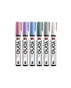 Marabu YONO Marker set Pastel 6 x1.5-3 mm