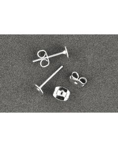 MEYCO Korvakorutappi 4+6mm hopea,  nikkelitön