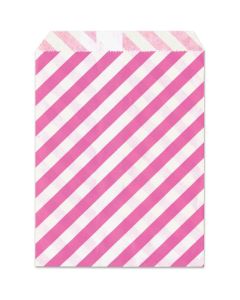 P. MEYCO Paperipussi 13x16,5cm pinkki raita 25kpl