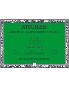 T Canson Arches Aquarelle CP 36x51 cm 300G NAWH Bl