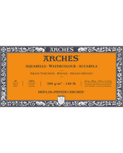 T Canson Arches Aquarelle RG 15x30 cm 300G NAWH Bl