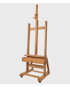 T Mabef M04 ateljeeteline, vaalea, kampi, renkaat