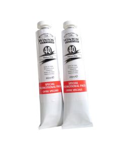 WN Winton Tuplapakkaus 644 (40) 2x200ml (25), Titanium white öljyväri