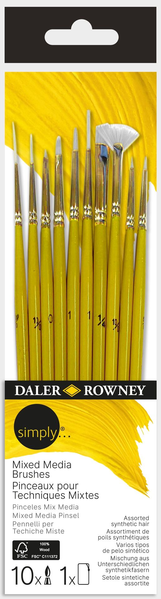 DR Simply sivellinsetti 10kpl mixed media yksityiskohdille