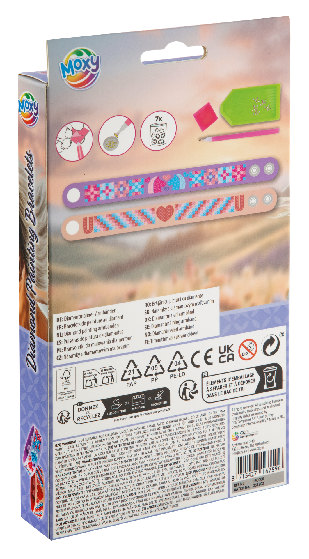 HORSE Diamond Painting Bracelets - 2 pcs in box