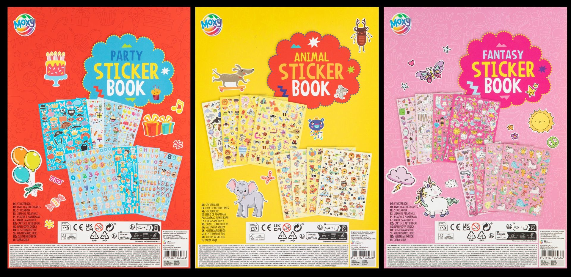 Tarrakirja A4 8 arkkia, 3 lajitelma