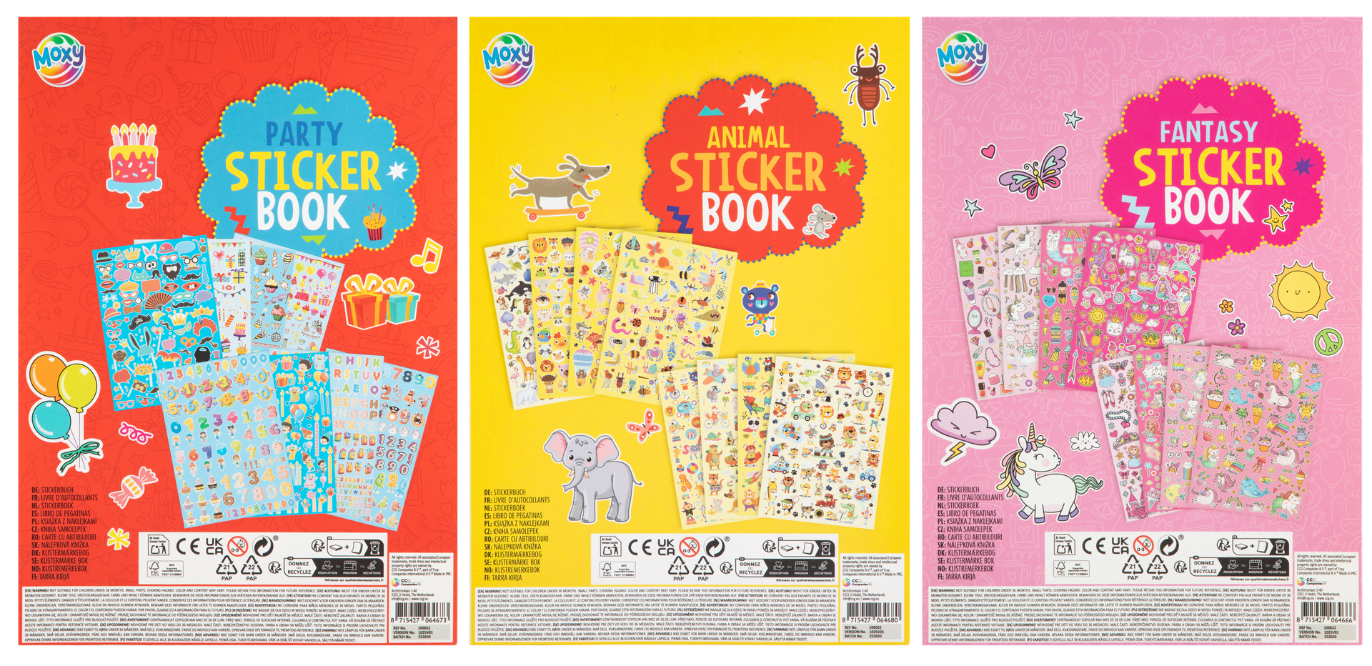 Tarrakirja A4 8 arkkia, 3 lajitelma