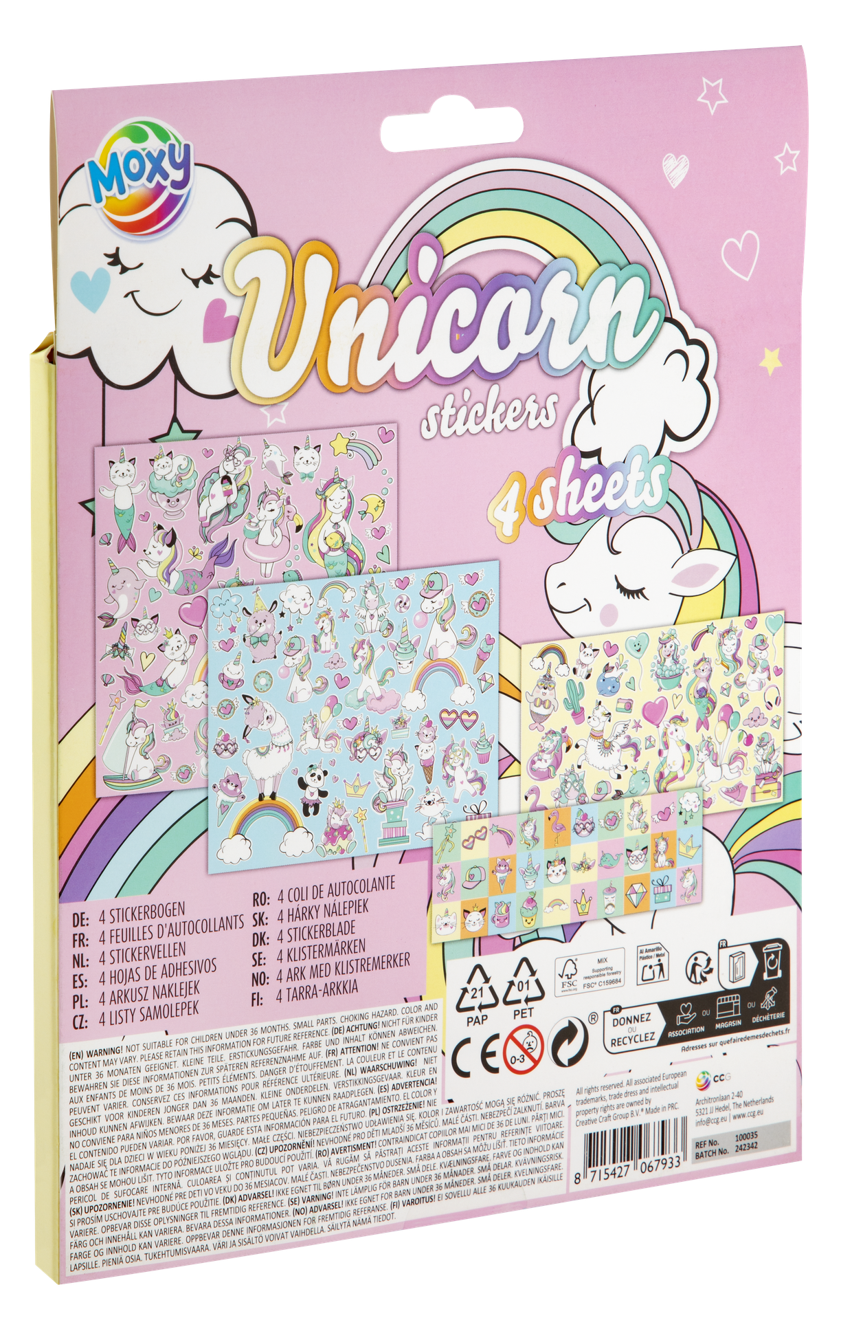 Tarrapakkaus 17x17cm 4 arkkia