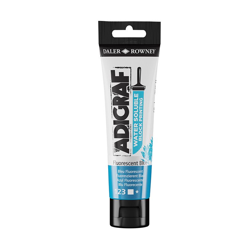 Adigraf Water Soluble Block print 59 ml Fluor Blue