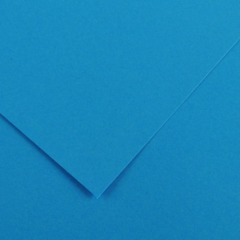 Canson Iris Vivaldi 240g 50x65 22 Azure blue, värikartonki