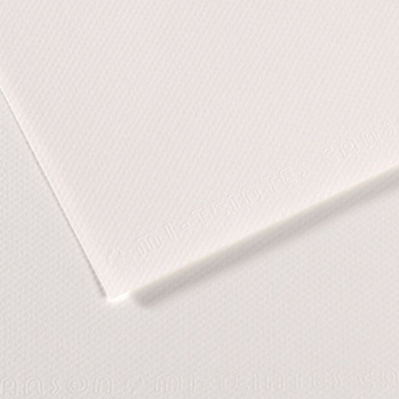 Canson Mi-teintes 160g A4 25kpl 335 White, värikartonki