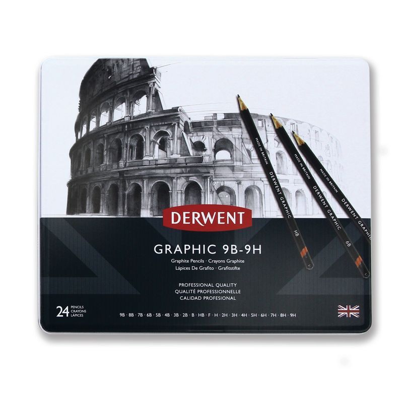 Derwent Graphic 24 13B-9H lyijykynälajitelma