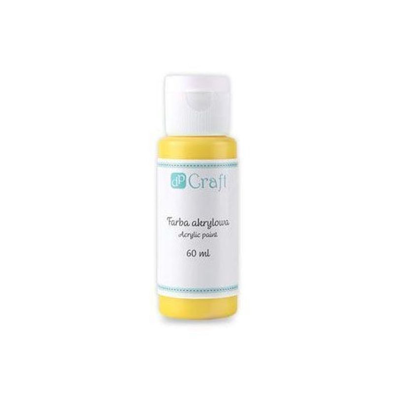 DPC Akryyliväri 60ml Auringonkeltainen 004, School bus yellow