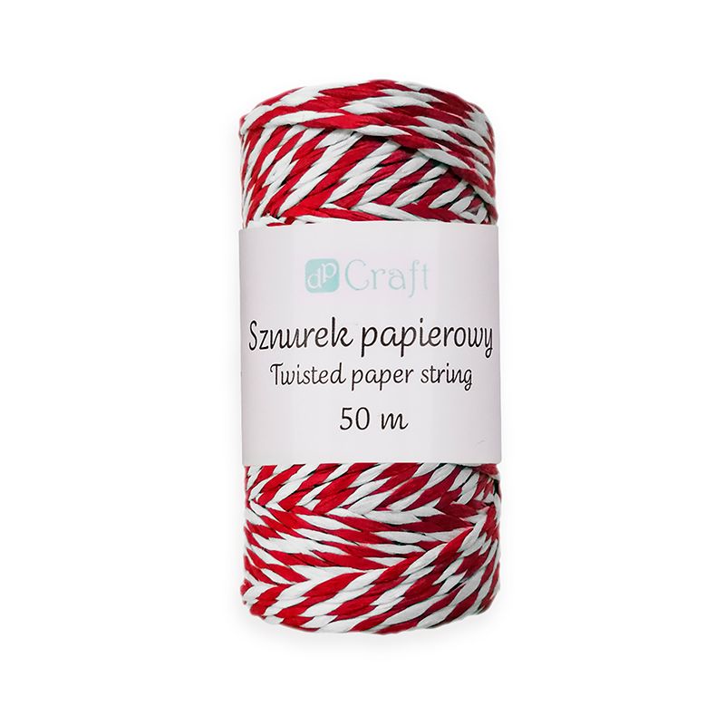 DPC Paperinaru 50m punavalkoinen