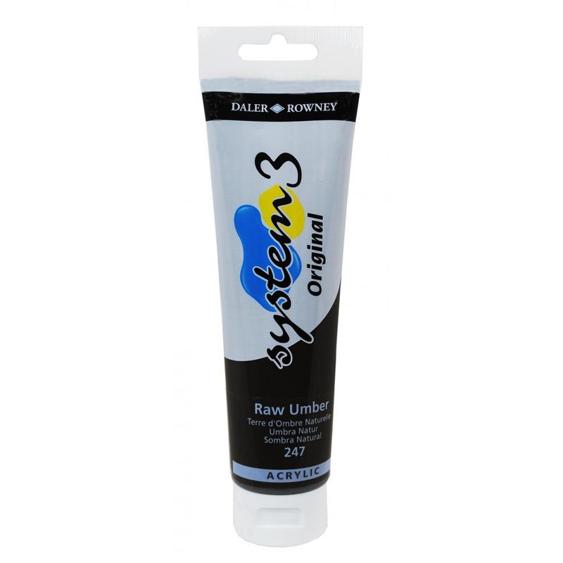 DR System 3 acrylic 150ml 247 Raw umber