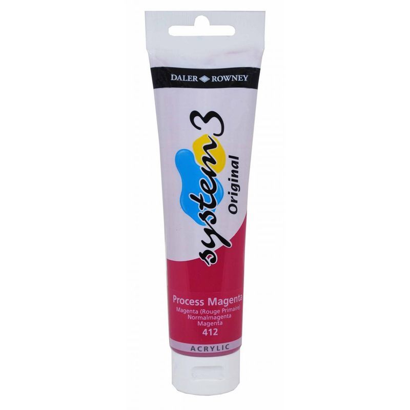 DR System 3 acrylic 150ml 412 Process magenta