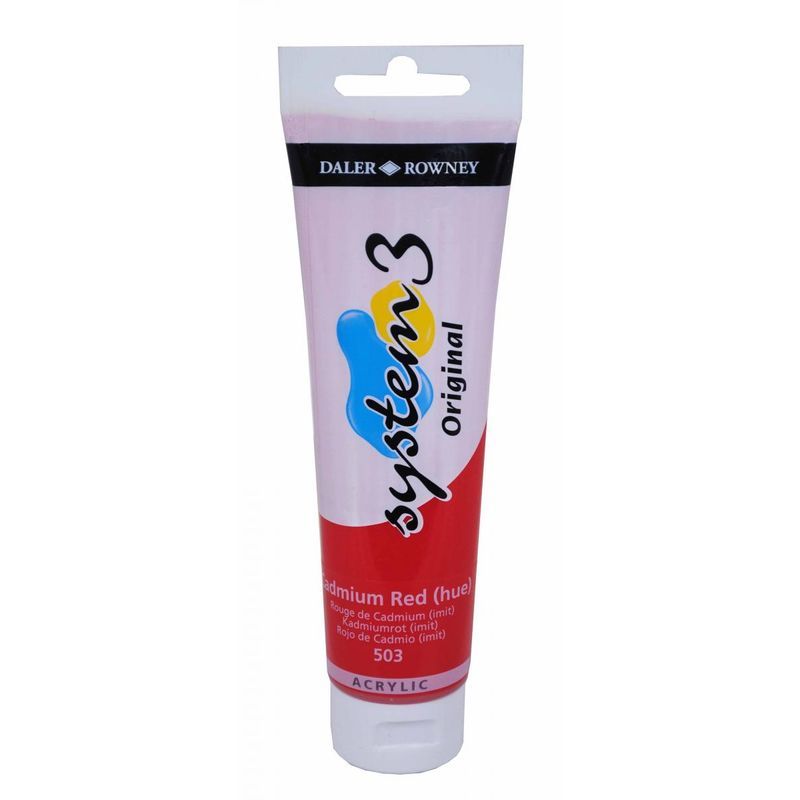 DR System 3 acrylic 150ml 503 Cadmium red Hue