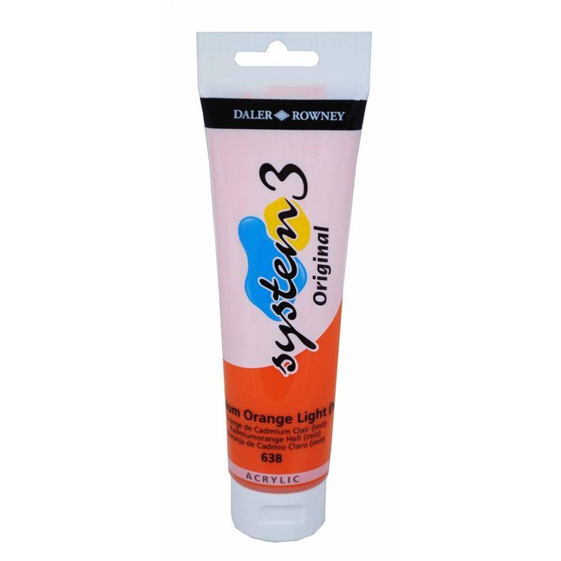 DR System 3 acrylic 150ml 638 Cad orange light(hue