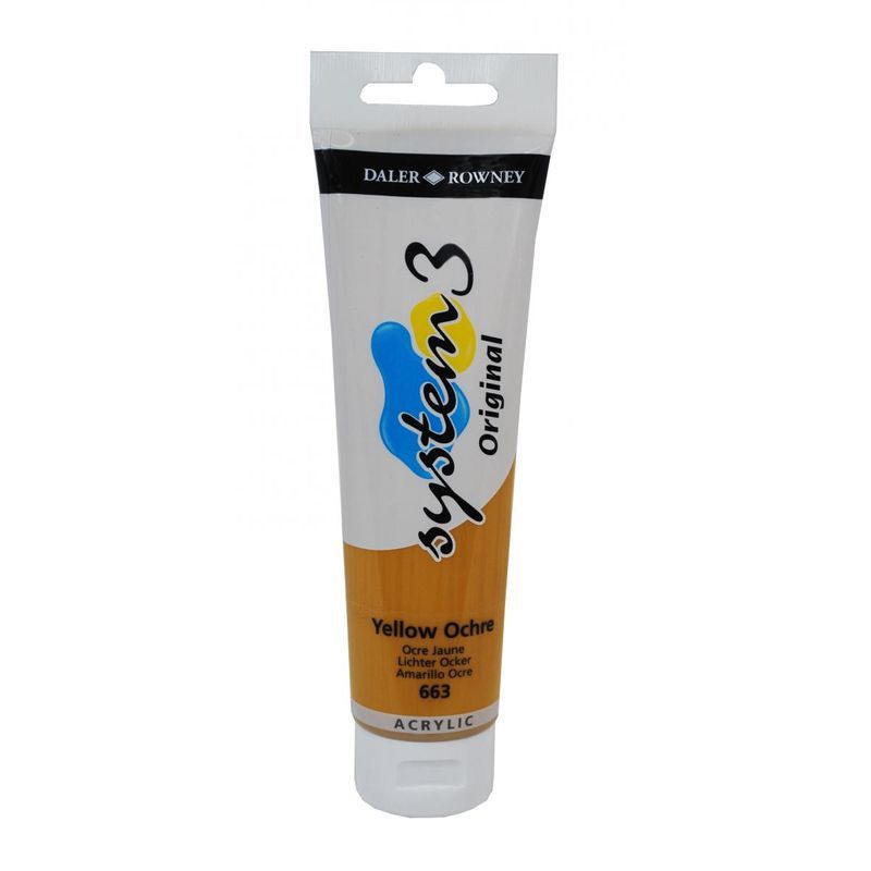 DR System 3 acrylic 150ml 663 Yellow ochre