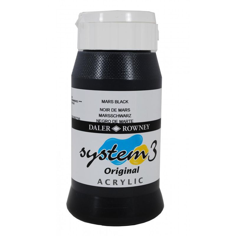 DR System 3 acrylic 500ml 036 Mars black
