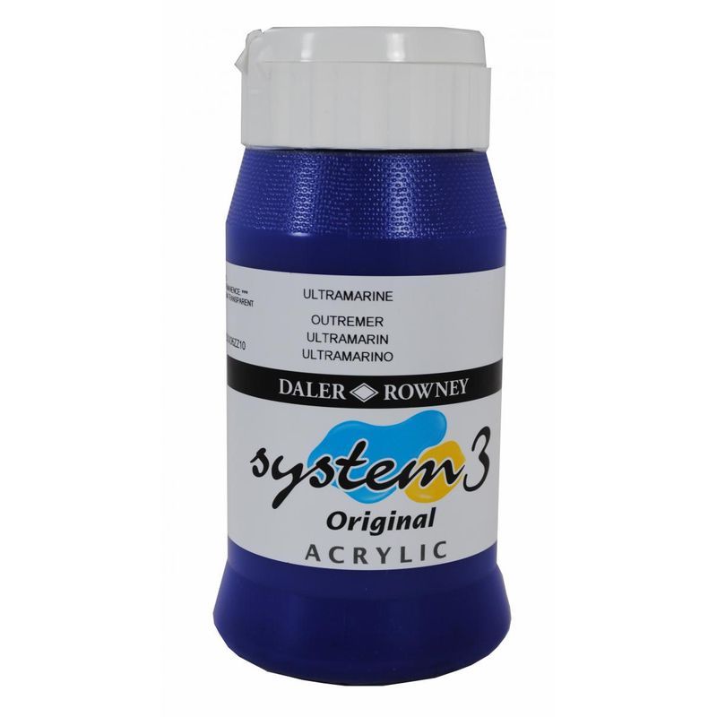 DR System 3 acrylic 500ml 123 Ultramarine