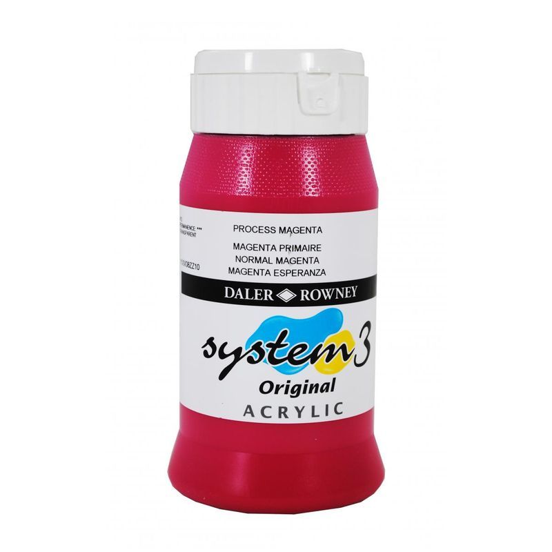 DR System 3 acrylic 500ml 412 Process magenta