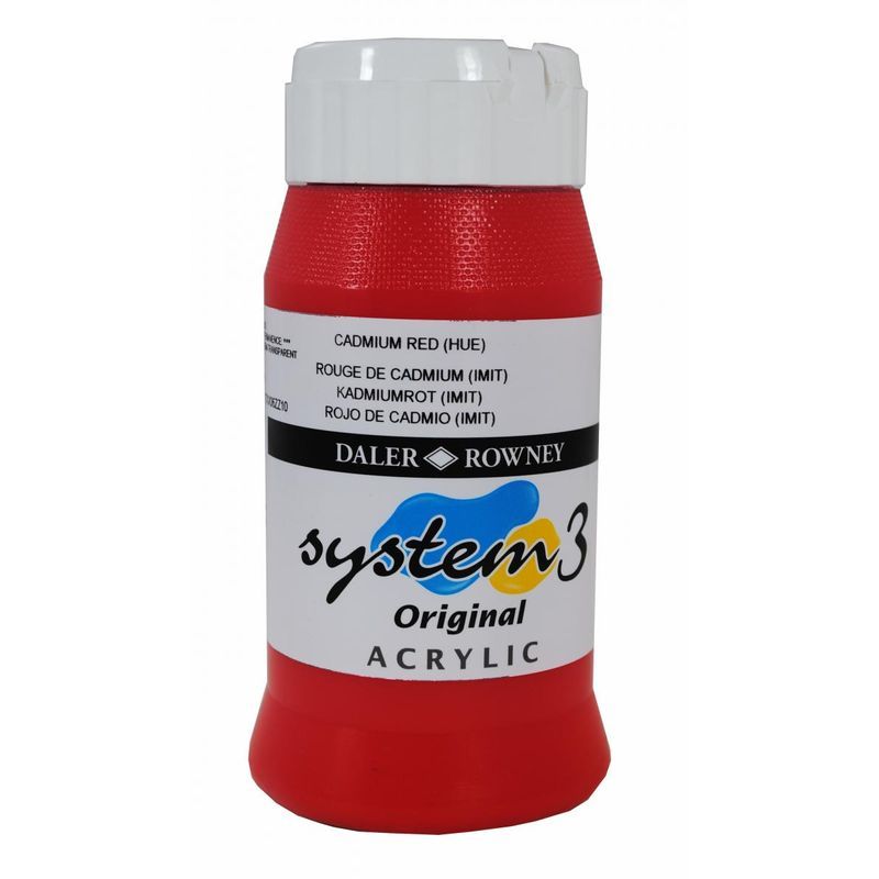 DR System 3 acrylic 500ml 503 Cadmium red (hue)