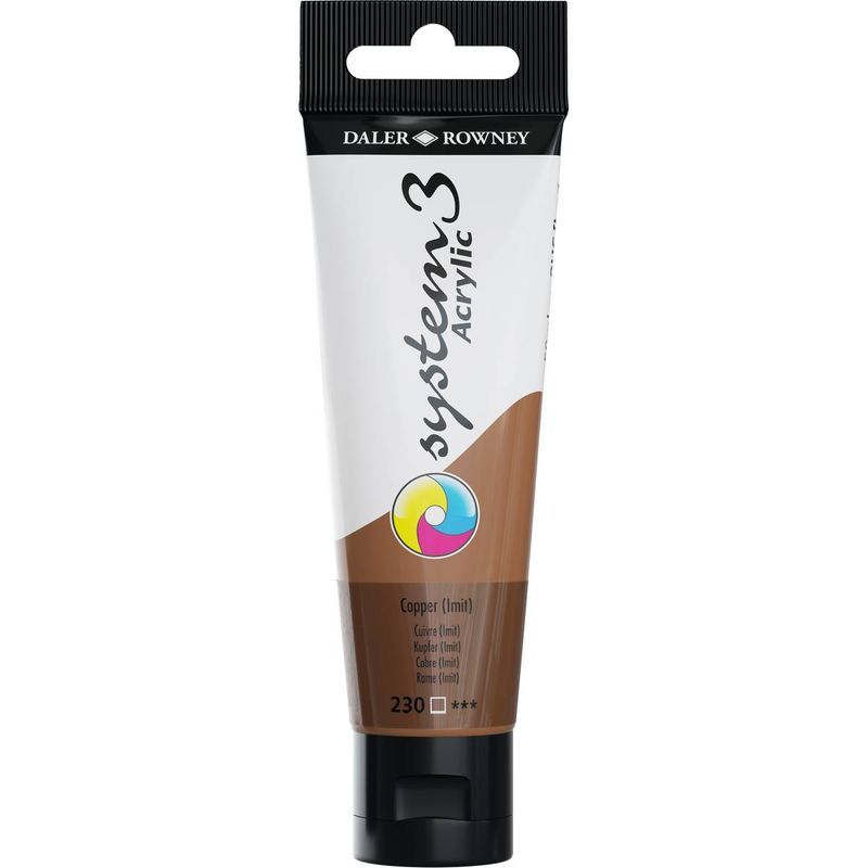 DR System 3 acrylic 59ml 230 Copper (Hue), akryyliväri