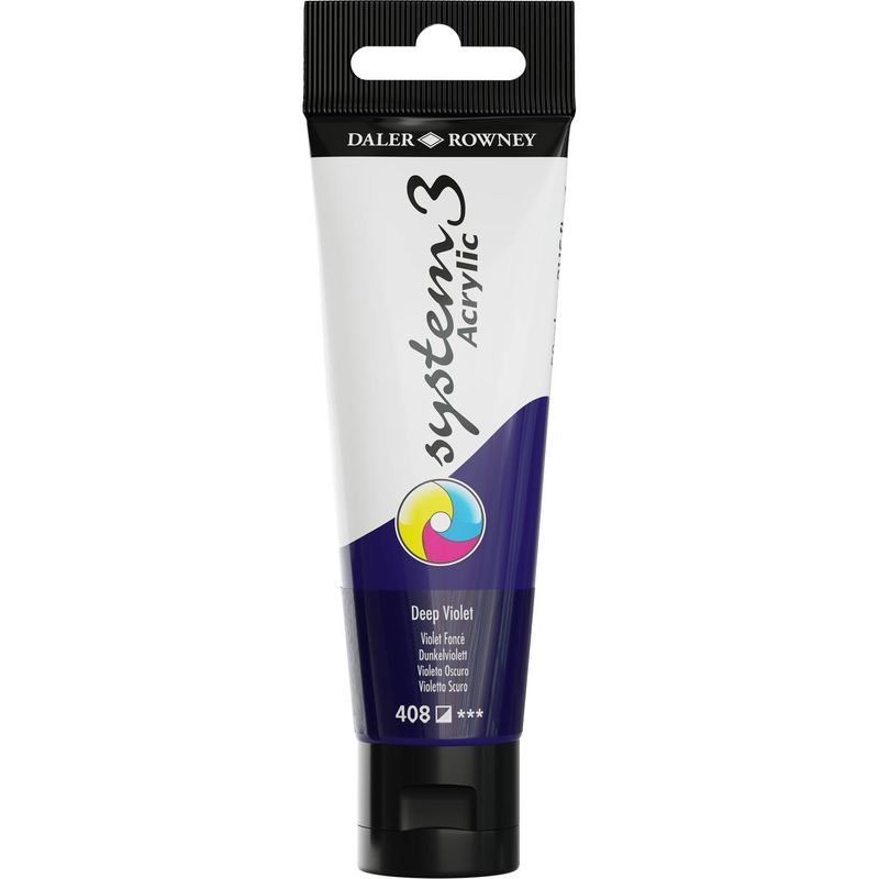 DR System 3 acrylic 59ml 408 Deep Violet, akryyliväri