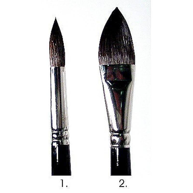 HanArt 600-06 oravankarvasivellin pyöreä 4,0x19mm, lyhyt varsi