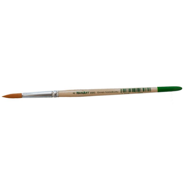 Hanart 8503-02 Green keinokuitu pyöreä L2xP10mm, lyhyt varsi