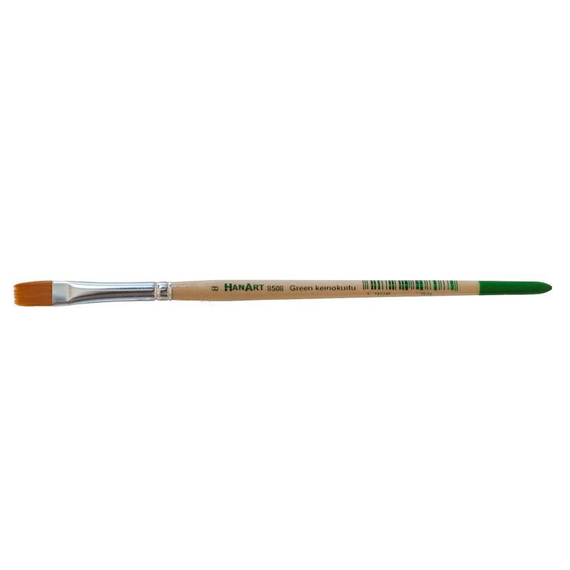 Hanart 8508-02 Green keinokuitu litteä L3xP8mm, lyhyt varsi