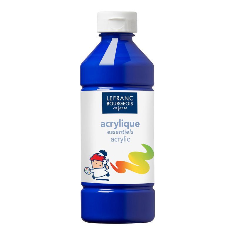 LB Acrylic 500ml 034 Dark blue, matta, matta akryyliväri