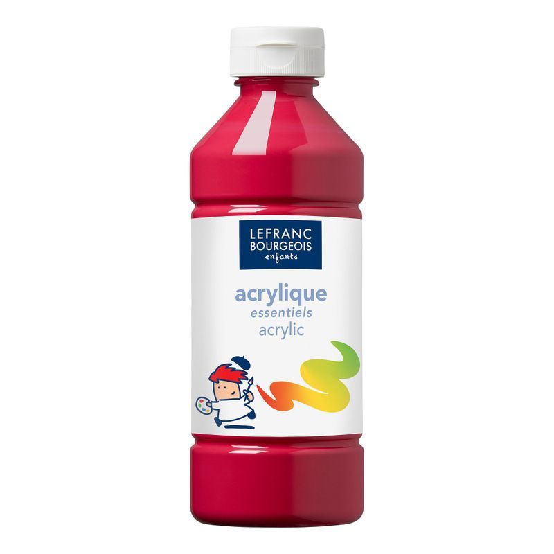 LB Acrylic 500ml 432 Magenta, matta, matta akryyliväri