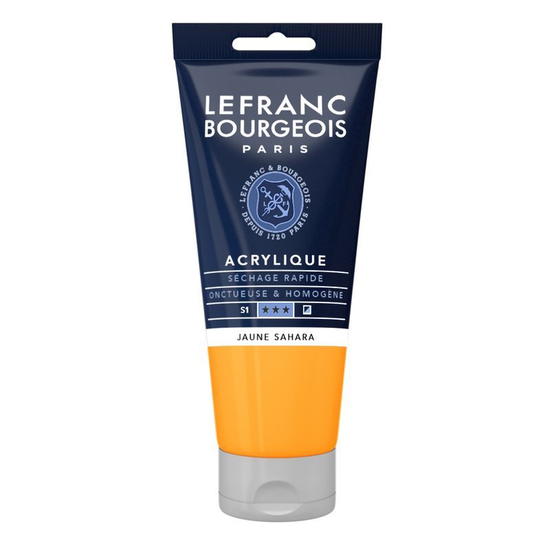 LB Fine Acrylic 80ml 194 Sahara Yellow, akryyliväri