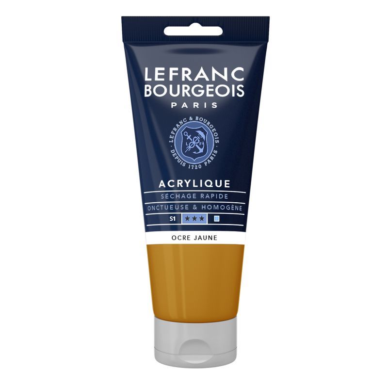 LB Fine Acrylic 80ml 302 Yellow Ochre, akryyliväri