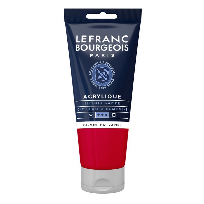 LB Fine Acrylic 80ml 328 Alizarin Carmine, akryyliväri