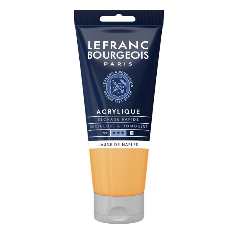 LB Fine Acrylic 80ml 816 Naples Yellow Hue, akryyliväri