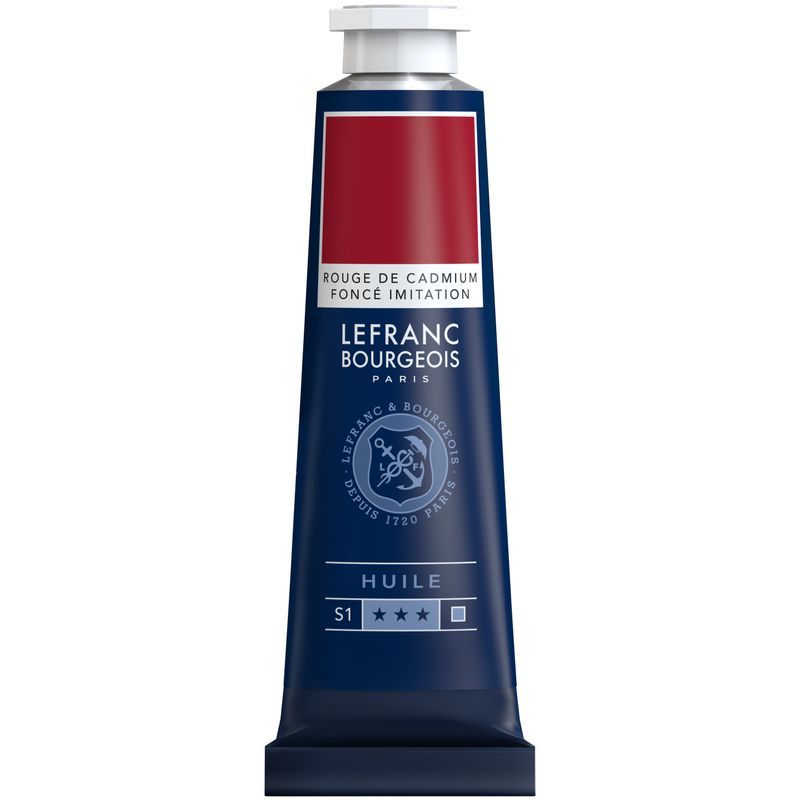 LB Fine Oil 40ml 882 Cadmium Red Deep Hue, öljyväri