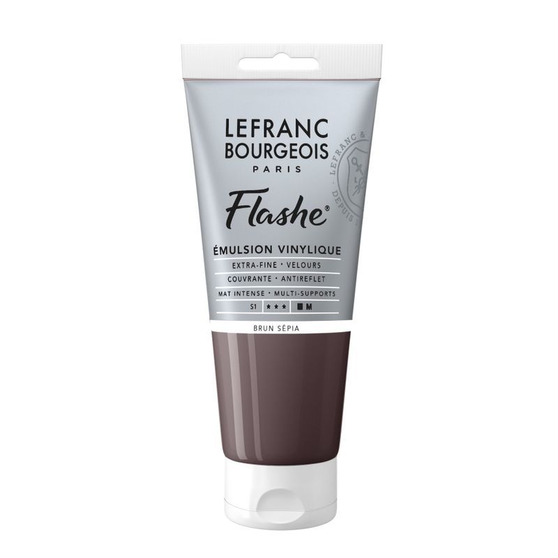 LB Flashe Vinyl acrylic 80ml 107 Sepia Brown, vinyyliväri