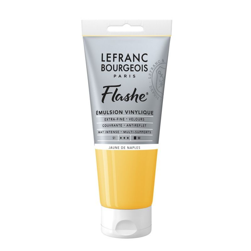 LB Flashe Vinyl acrylic 80ml 191 Naples Yellow Hue, vinyyliväri