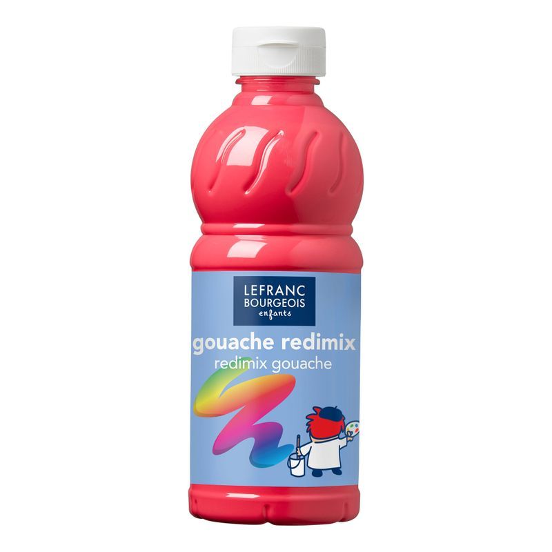 LB Redimix 500ml 408 (022) Fluorescent pink, 500ml valmisväri fluor. pinkki
