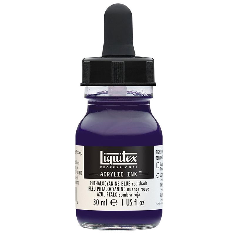 Liquitex Acrylic Ink 30ml 314 Phtalo blue red shin, Akryylimuste
