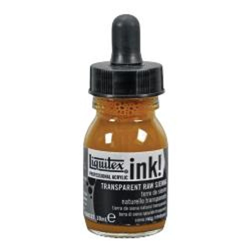 Liquitex Acrylic Ink 30ml 332 Transparent raw sien, Akryylimuste