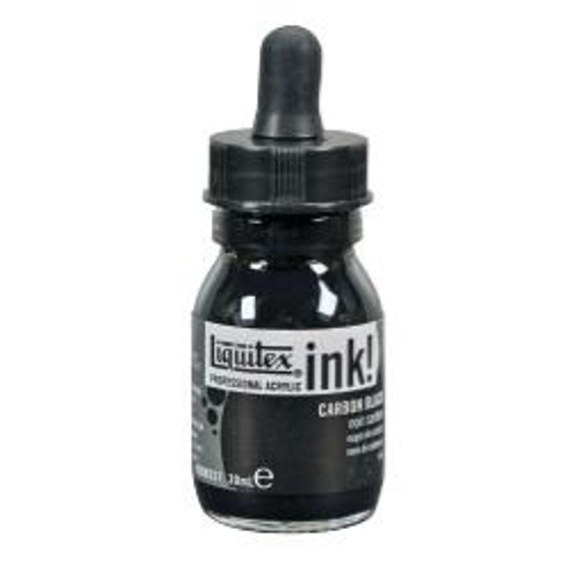 Liquitex Acrylic Ink 30ml 337 Carbon black, Akryylimuste